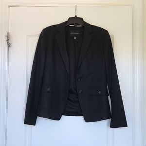 BANANA REPUBLIC Black Stretch Blazer